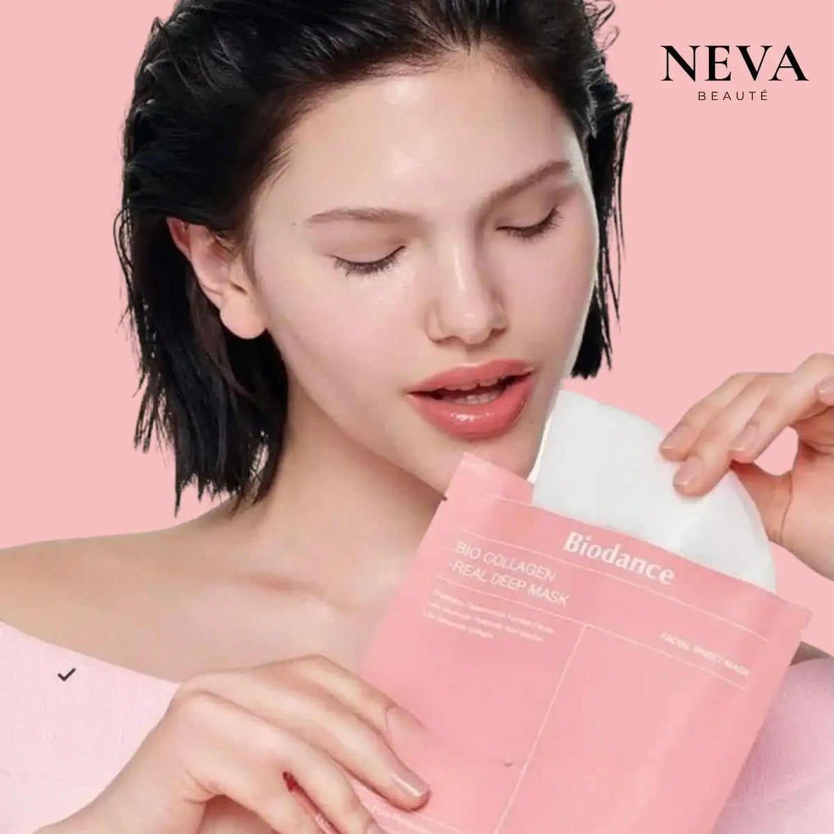 NevaGen™ Masque Collagène – Pose légère, éclat intense - Neva Beauty