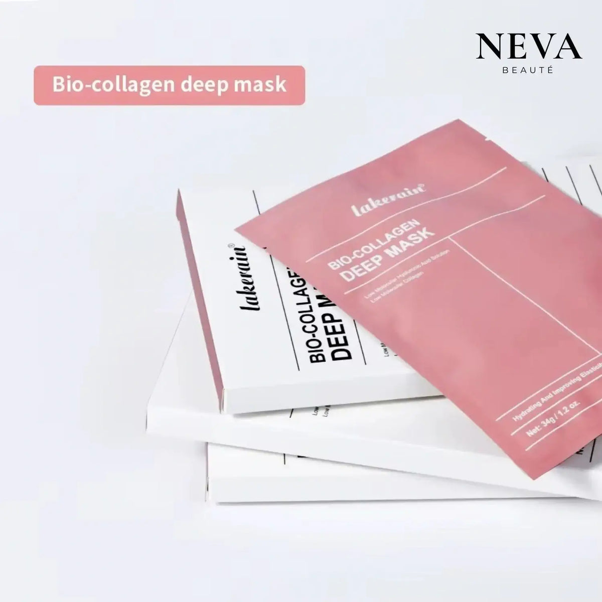 NevaGen™ Masque Collagène – Pose légère, éclat intense - Neva Beauty